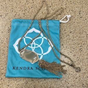 Kendra Scott Gold Necklace with Tassel